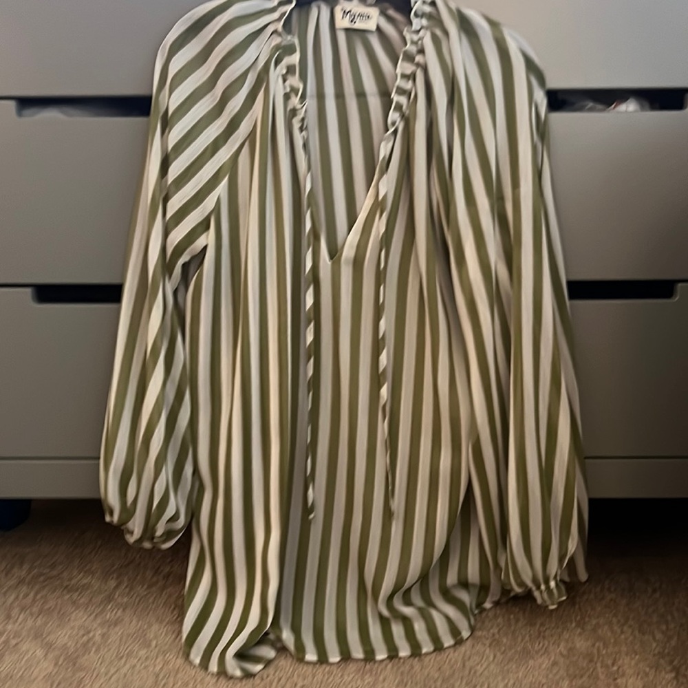 Show me your mumu striped tunic